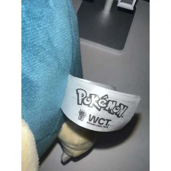 Pokemon Snooze Action Snorlax Large Plush 11 Inch 2020 Talking Sound Vibration - Picture 6 of 8